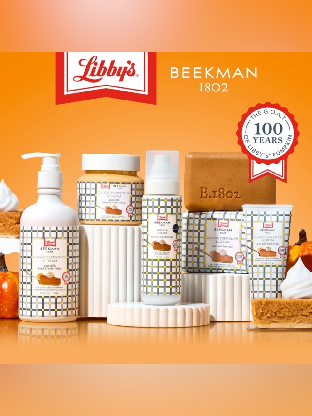 Beekman 1802 x Libby’s Classic Pumpkin Pie & Cream Whipped Body Cream- limited - Picture 10 of 10